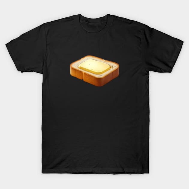 Butter Toast Sandwich Bread Vintage Yummy Kawaii Coffee Since T-Shirt by Flowering Away